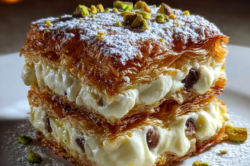 Cooking process for Chocolate Chip Pastry Delight