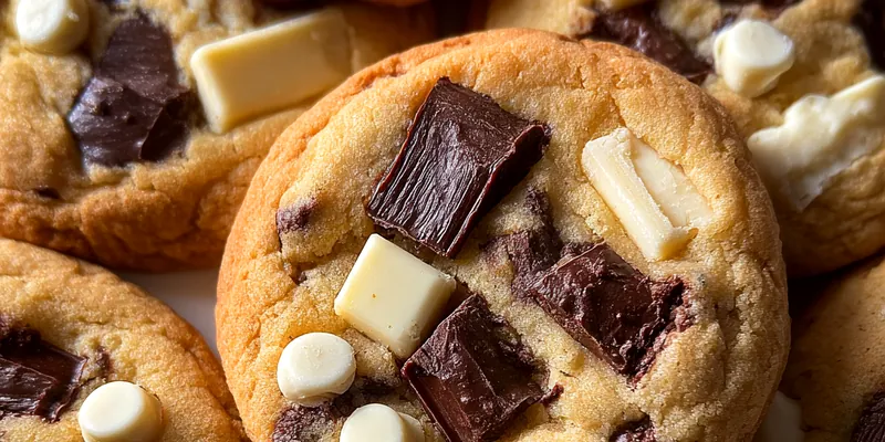 Delicious Chocolate Chunk Cookies served on a plate