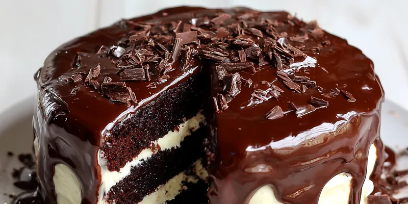 Delicious Chocolate Cream Cheese Cake