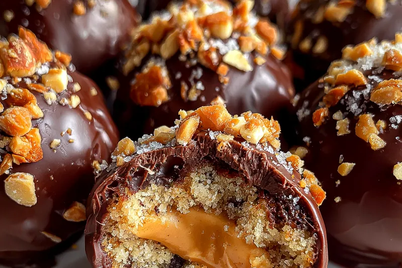 Fresh ingredients for Chocolate Nut Truffle Bites