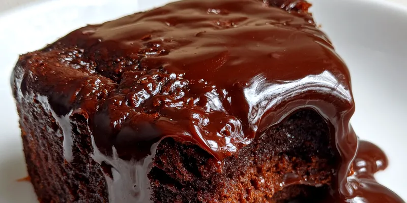Delicious Chocolate Ooey Gooey Cake
