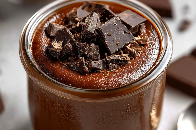 Fresh ingredients for Chocolate Protein Pudding Delight