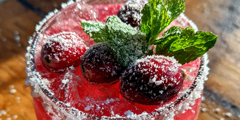 Festive Mistletoe Margarita