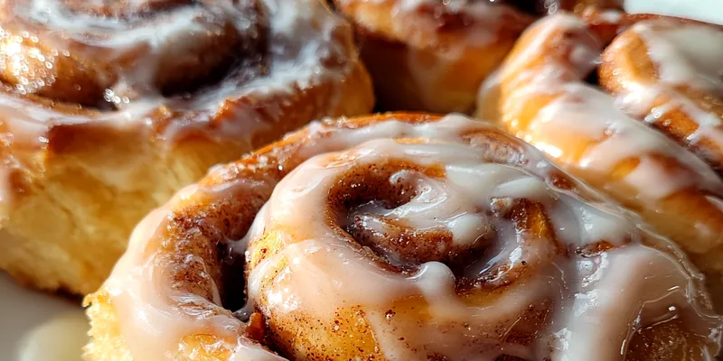 Cinnamon Glazed Breakfast Rolls