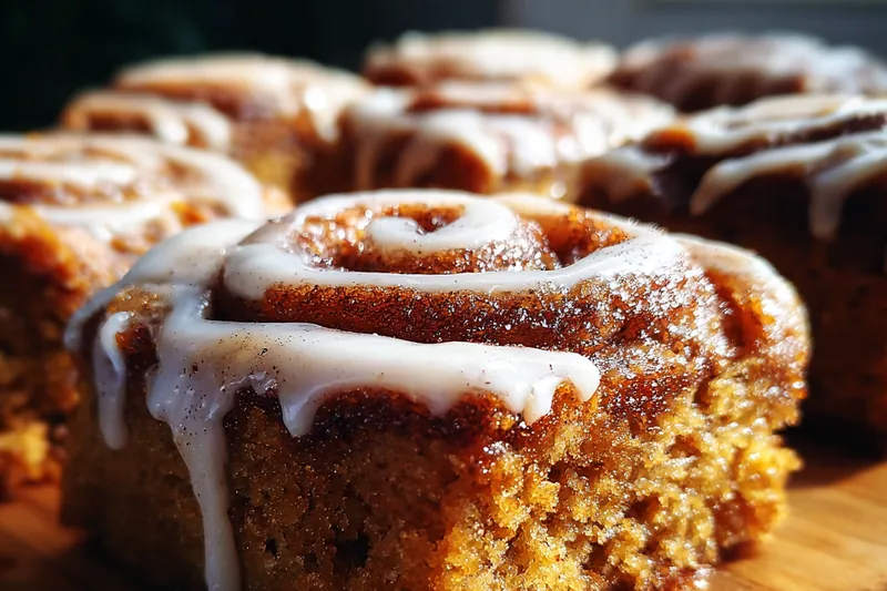 Cooking process for Cinnamon Iced Swirl Squares