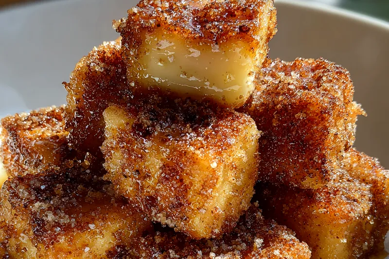 Cooking process for Cinnamon Sugar Churro Bites