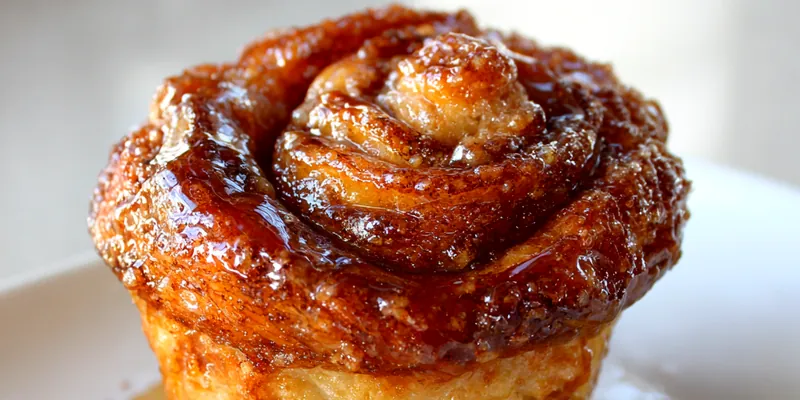 Freshly baked Cinnamon Sugar Cruffins on a cooling rack