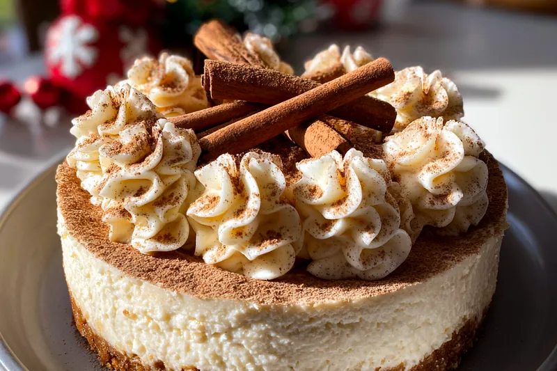 Cooking process for Cinnamon Swirl Cheesecake Delight