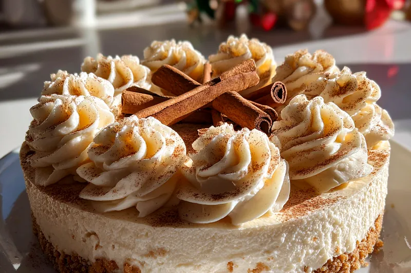 Fresh ingredients for Cinnamon Swirl Cheesecake Delight