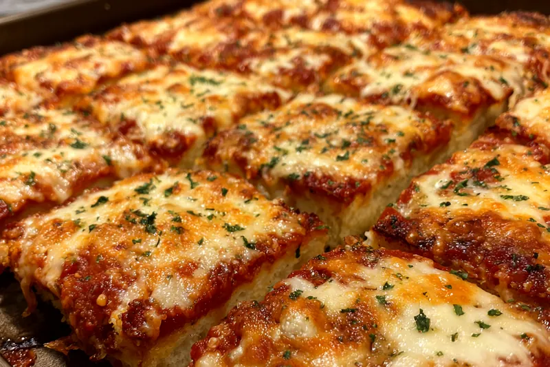 Cooking process for Classic School Pizza