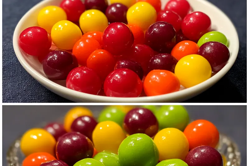 Fresh ingredients for Colorful Candied Grapes