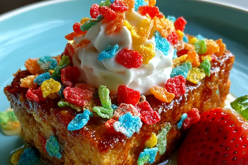 Cooking process for Colorful Cereal Toast Delight