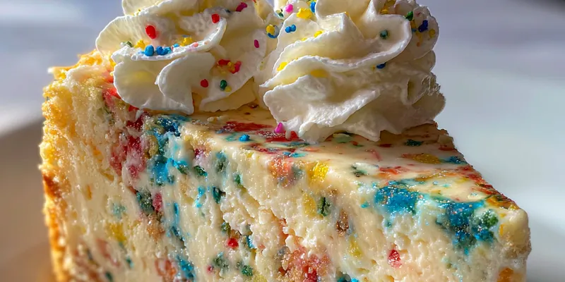 Delicious Colorful No-Bake Cereal Cake served on a plate