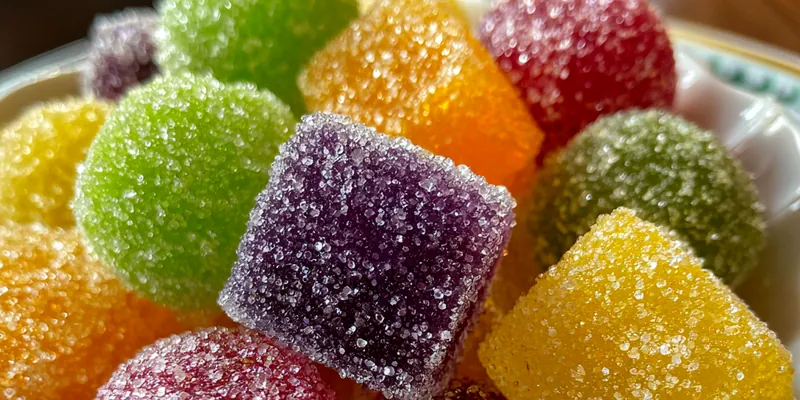 Colorful Sugar-Coated Candies