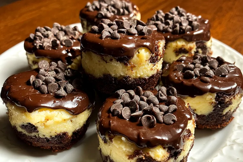 Ingredients for Cookie Dough Brownie Bites displayed on a kitchen countertop.