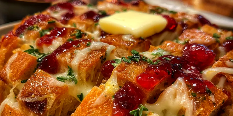 Cranberry Brie Pull-Apart Bread