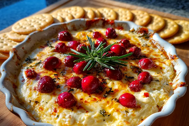 Fresh ingredients for Cranberry Cheese Dip