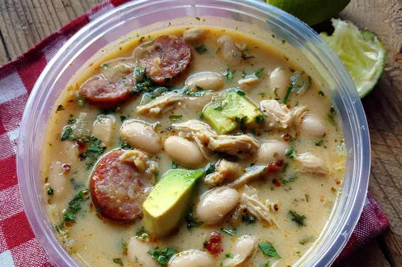 Cooking process for Creamy Bean Chicken Soup