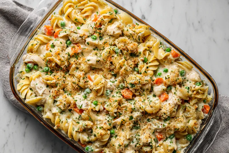 Cooking chicken and vegetables in a skillet for pasta