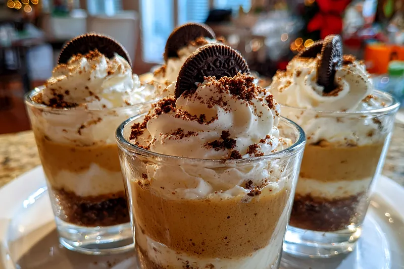 Cooking process for Creamy Cookie Layered Dessert