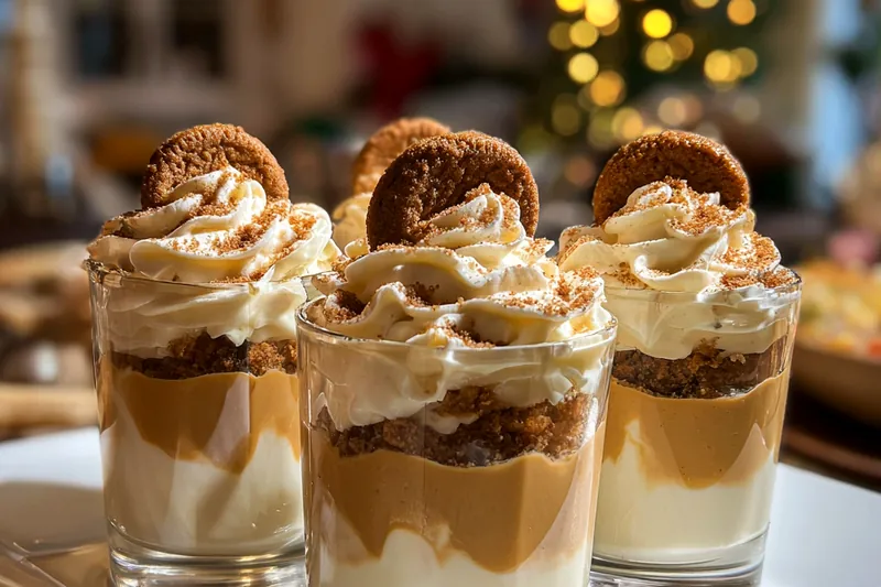 Fresh ingredients for Creamy Cookie Layered Dessert