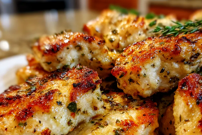 Fresh ingredients for creamy garlic parmesan chicken.