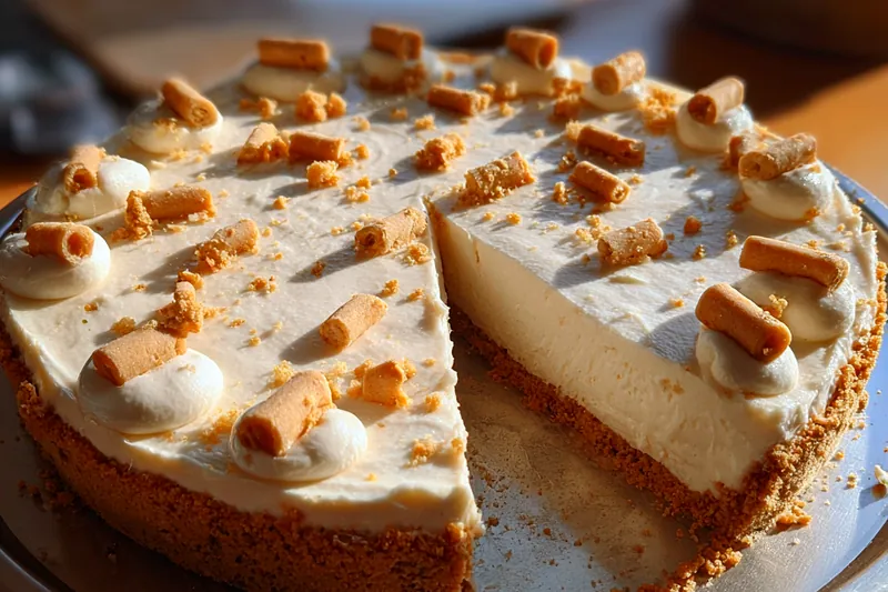 Cooking process for Creamy Marshmallow Cheesecake