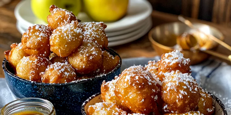Delicious Crispy Apple Dessert Bites served on a plate
