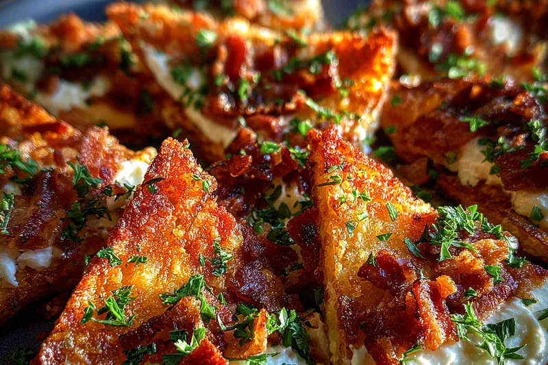 Fresh ingredients for Crispy Bacon Cream Bites