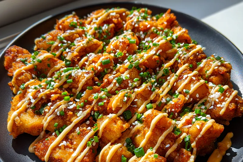 Cooking process for Crispy Chicken with Sesame