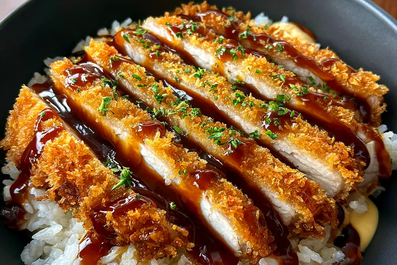 Cooking process for Crispy Fried Chicken Bowl