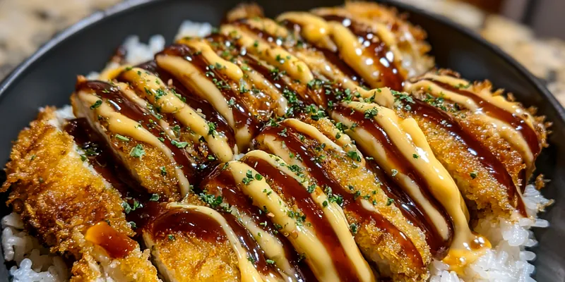 Delicious Crispy Fried Chicken Bowl served on a plate