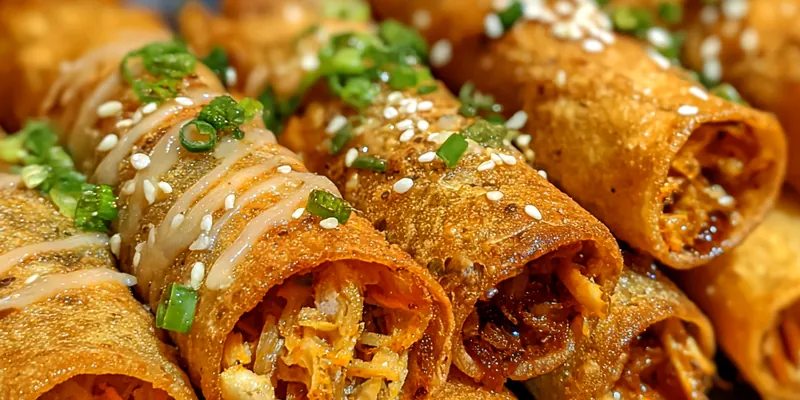 Crispy Fried Vegetable Rolls