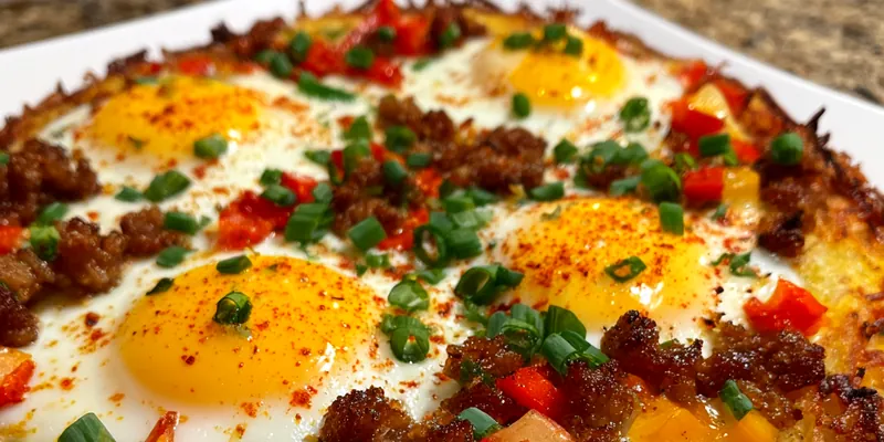 Savory Breakfast Pizza Delight