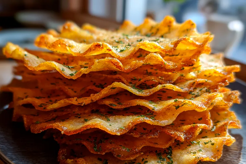 Fresh ingredients for Crispy Herb-Seasoned Chips