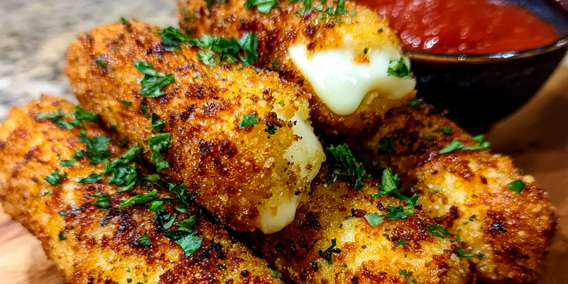 Crispy Mozzarella Cheese Sticks