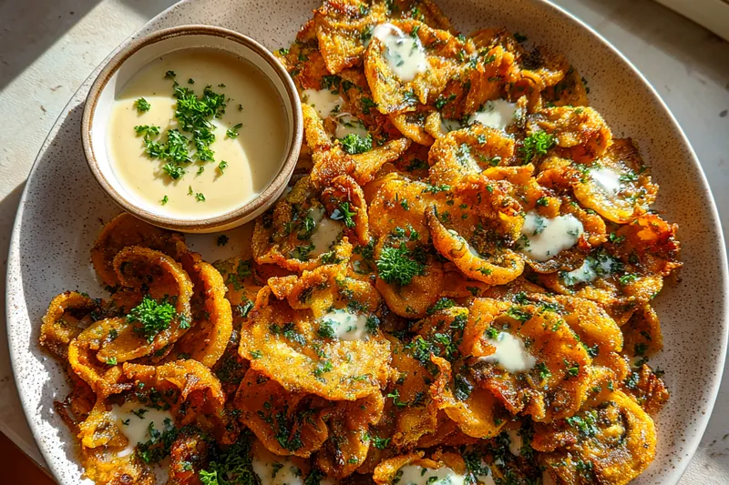 Cooking process for Crispy Mushroom Bites