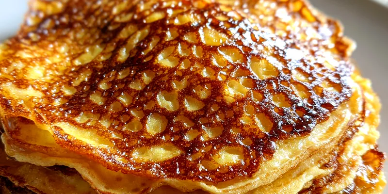 Delicious Crispy Potato Pancakes Delight served on a plate