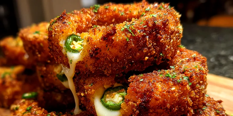 Crispy Stuffed Onion Rings