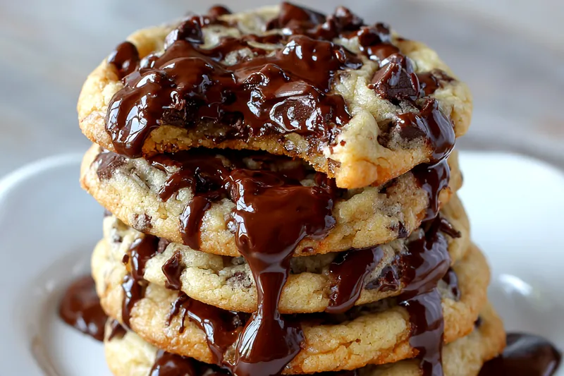 Mixing cookie dough for Baileys Irish Cream Chocolate Chip Cookies