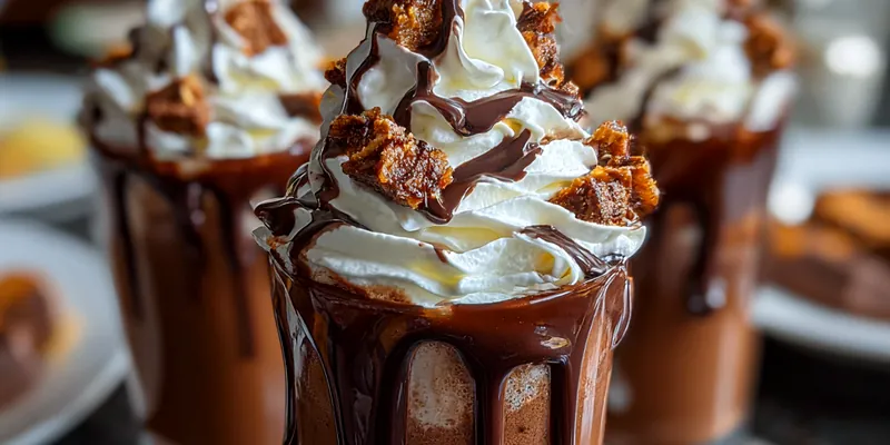 Delicious Decadent Chocolate Delight served on a plate