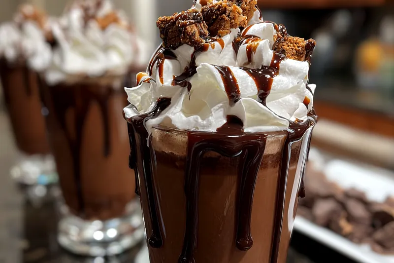 Fresh ingredients for Decadent Chocolate Delight