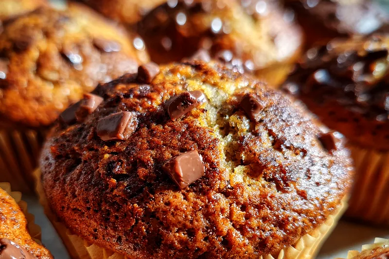 Fresh ingredients for Decadent Chocolate Muffins