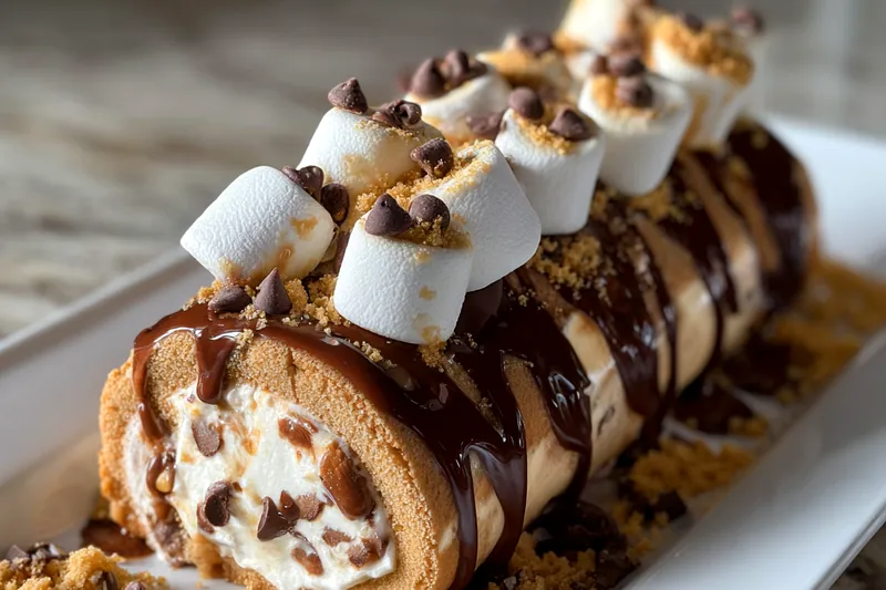 Fresh ingredients for Decadent Chocolate Roll Delight