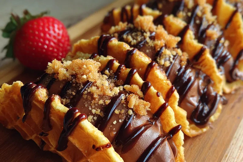 Fresh ingredients for Decadent Chocolate Taco Delights