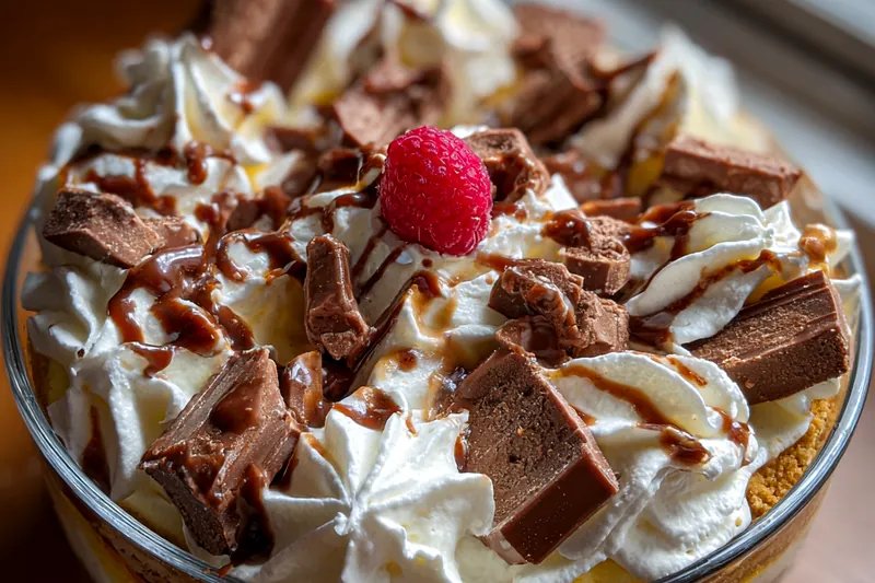 Fresh ingredients for Decadent Chocolate Trifle