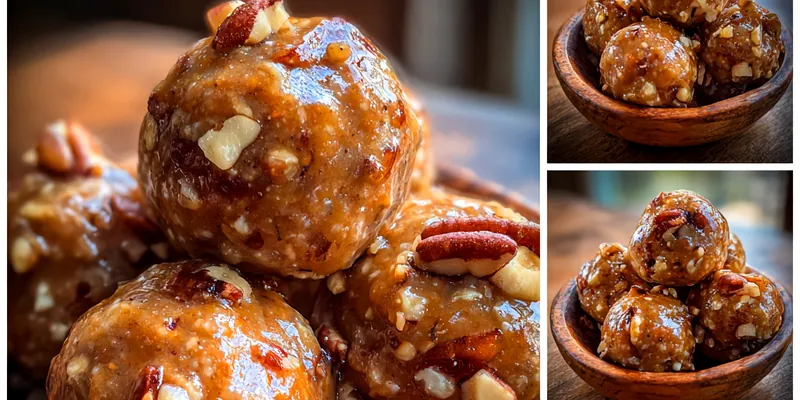 Delicious Decadent Pecan Chocolate Bites served on a plate