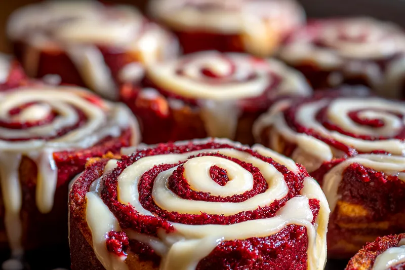 Cooking process for Delicious Red Velvet Rolls