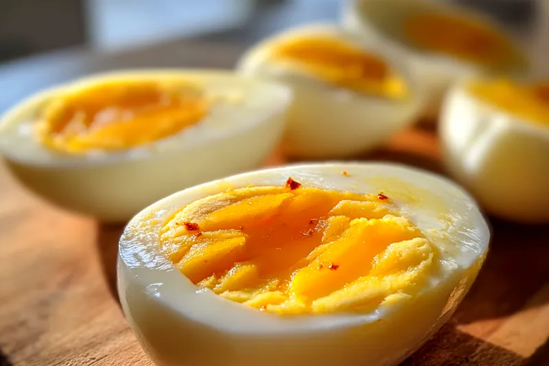 Ingredients for Delightful Thanksgiving Egg laid out on a kitchen counter.