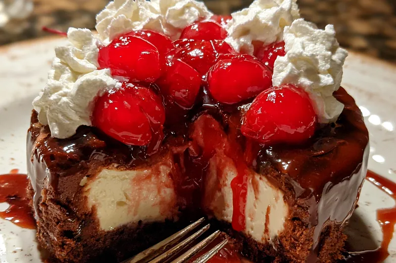 Ingredients for Easy Black Forest Cheesecake